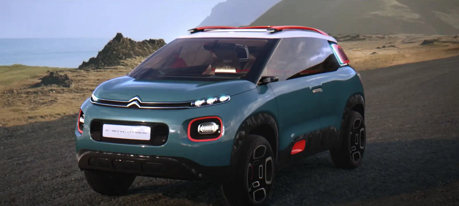 Matte painting for C-Aircross Concept Citroën