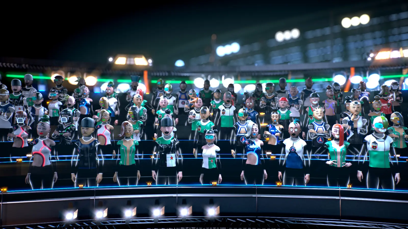 Futur Football Club stadium scene
