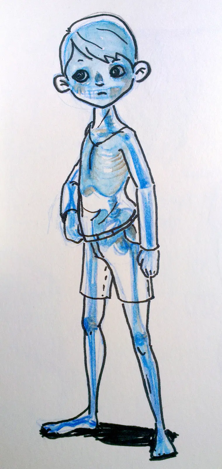 Anatomy study illustration