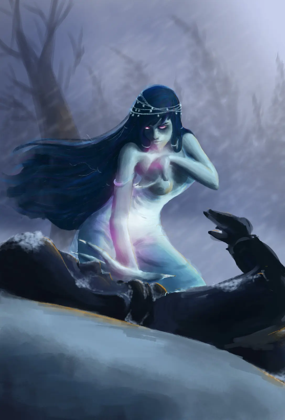 Yuki Onna illustration