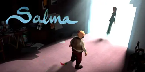 Salma short film title artwork