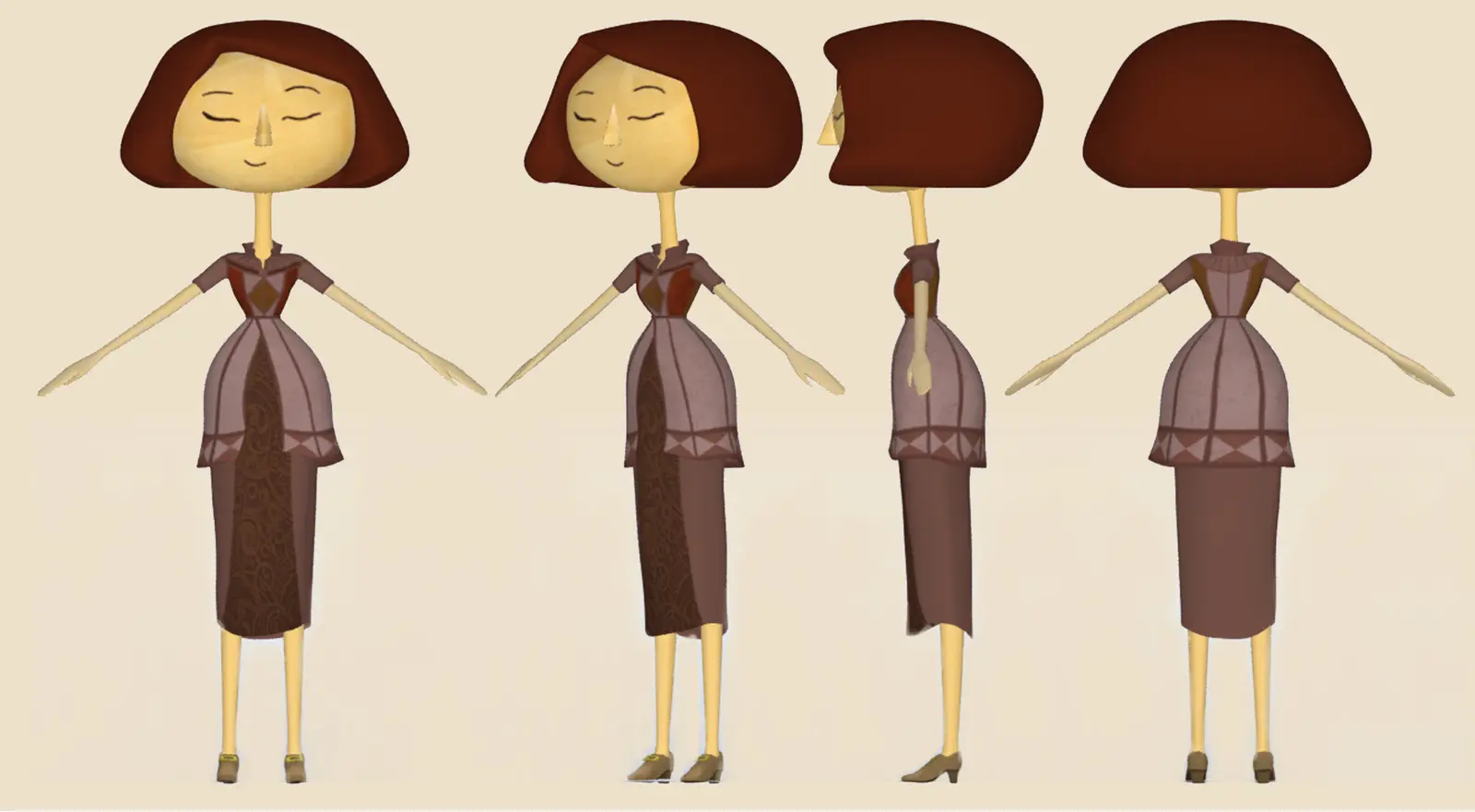 Tati Quoi character turnaround